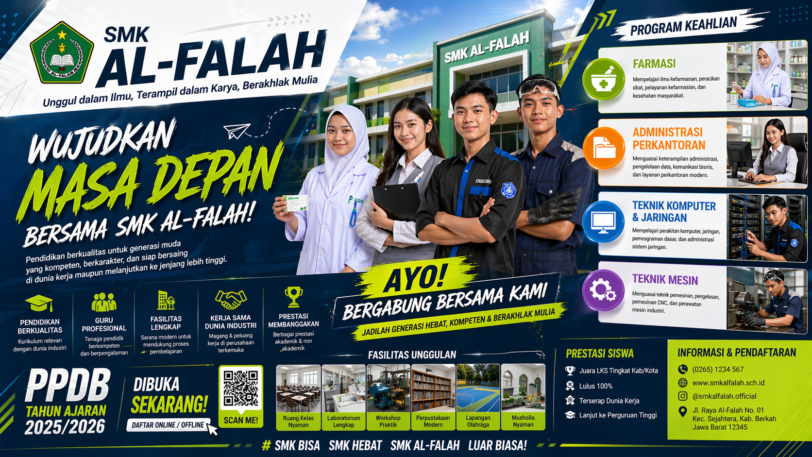 Sekolah Berbasis Akhlak & Keterampilan
